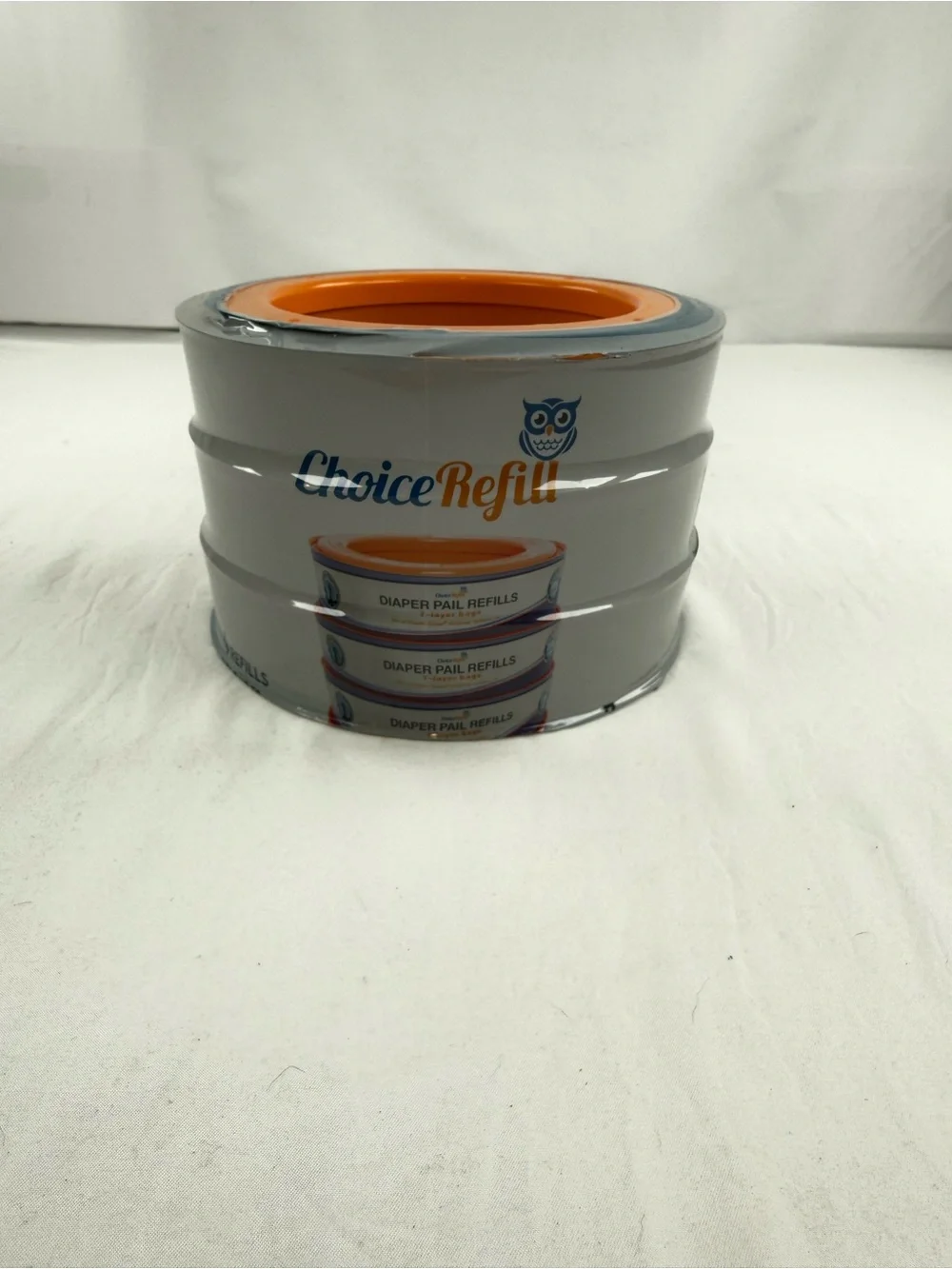 Choice Refills Orange Diaper Pail Refill Canister- 4 Pack